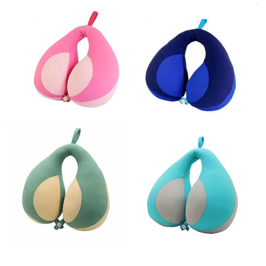Baby Pillow For Newborns Travel Neck Pillow U-Shape For Car Headrest Air Cushion Children Car Seat Head Support Infant Baby 6