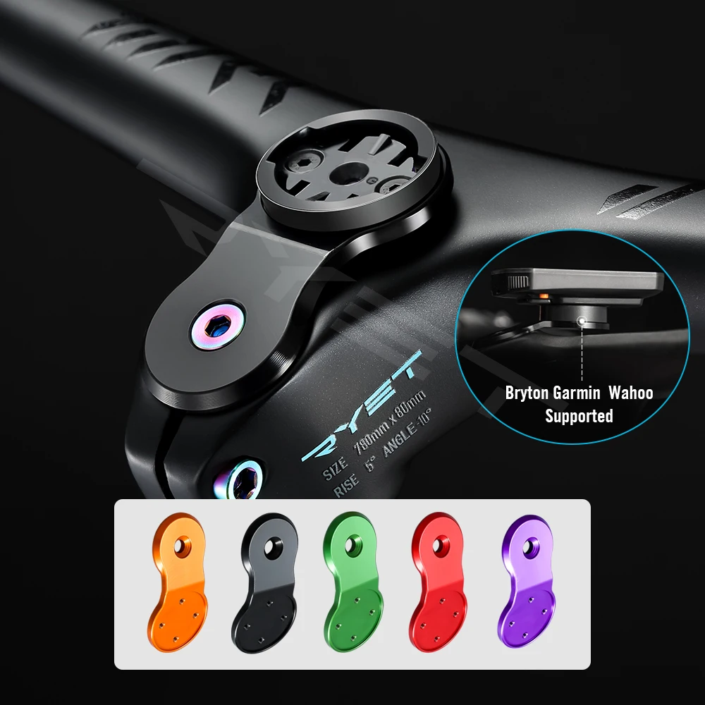 Bicycle Headset Cap Stem Steerer Fork Tube Cover Computer Mount