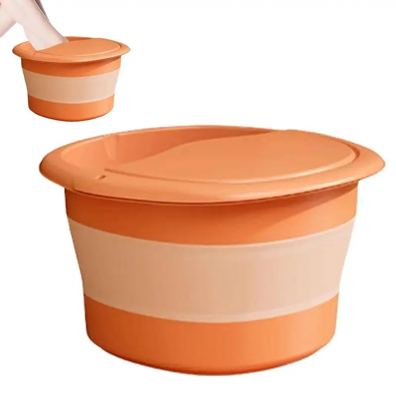 

Складная Ванна для ног, Складная Ванна для ног с отверстием для вешалки, ванна для педикюра, ванна для ног, полотенце для мытья лица