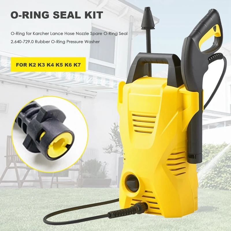 Lot De 20 Joints Toriques Pour Karcher - Réf. 2.640-729.0 - Compatible K2 à K7 - Pour Lance, Buse Et Accessoires