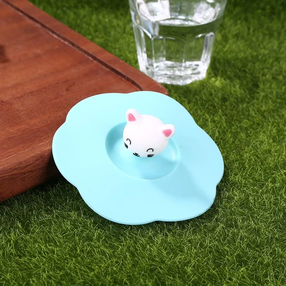 Viudecce Couvercles De Tasse En Silicone Couvercle Tasse Goutte 8 Ensemble Anti-PoussièRe Joint éTanche à L'Air Couvercle Tasse Couvercle Bol De Boisson En Silicone Couvercles Tasse Chaude