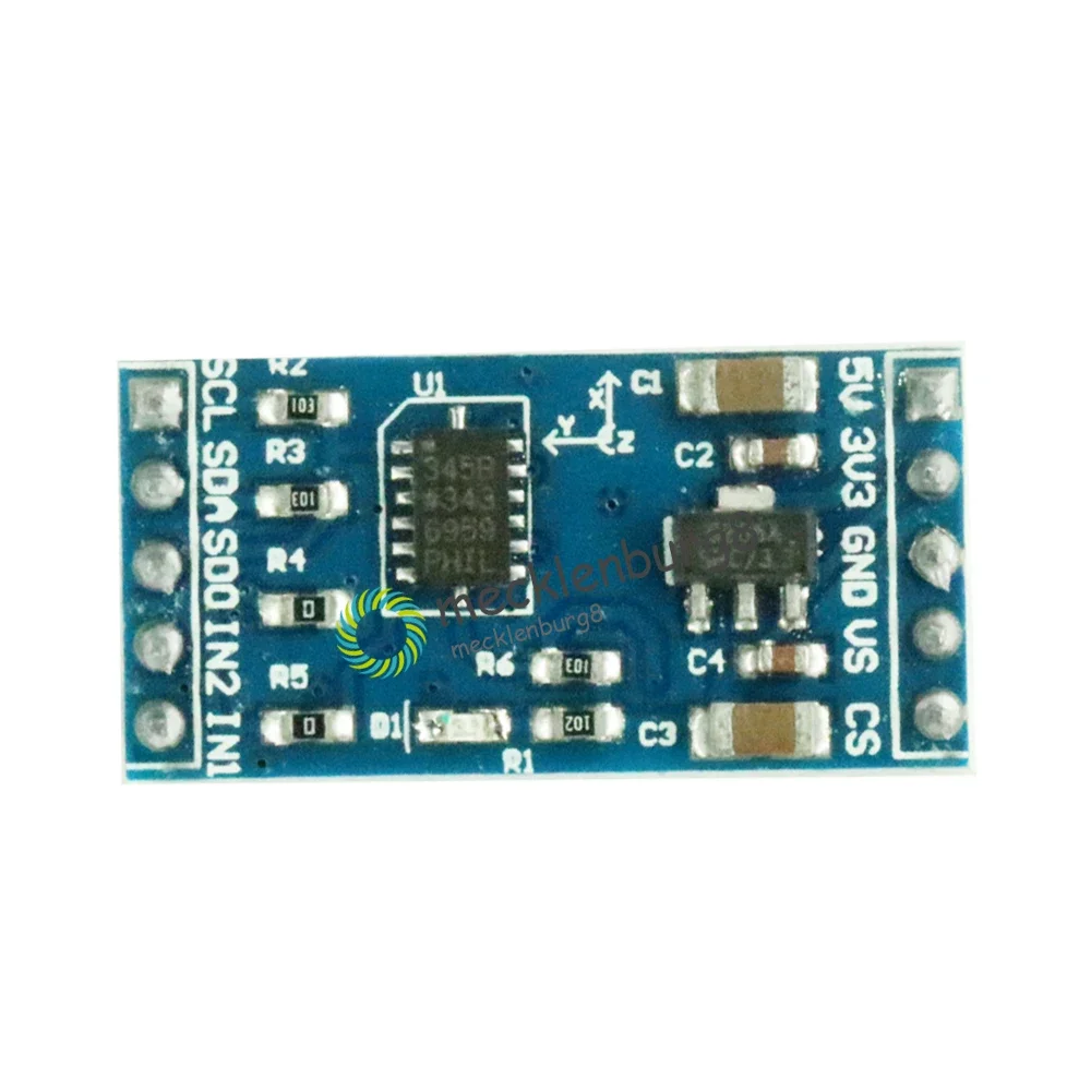 

NEW ADXL345 3-axis Digital Gravity Sensor Acceleration Module Tilt Sensor 5V / 3.3V For Arduino