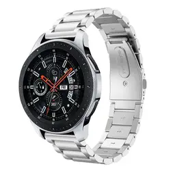 Stainless Steel Metal Strap Bracelet Wristband - 20mm/22mm for 20mm (Silver)