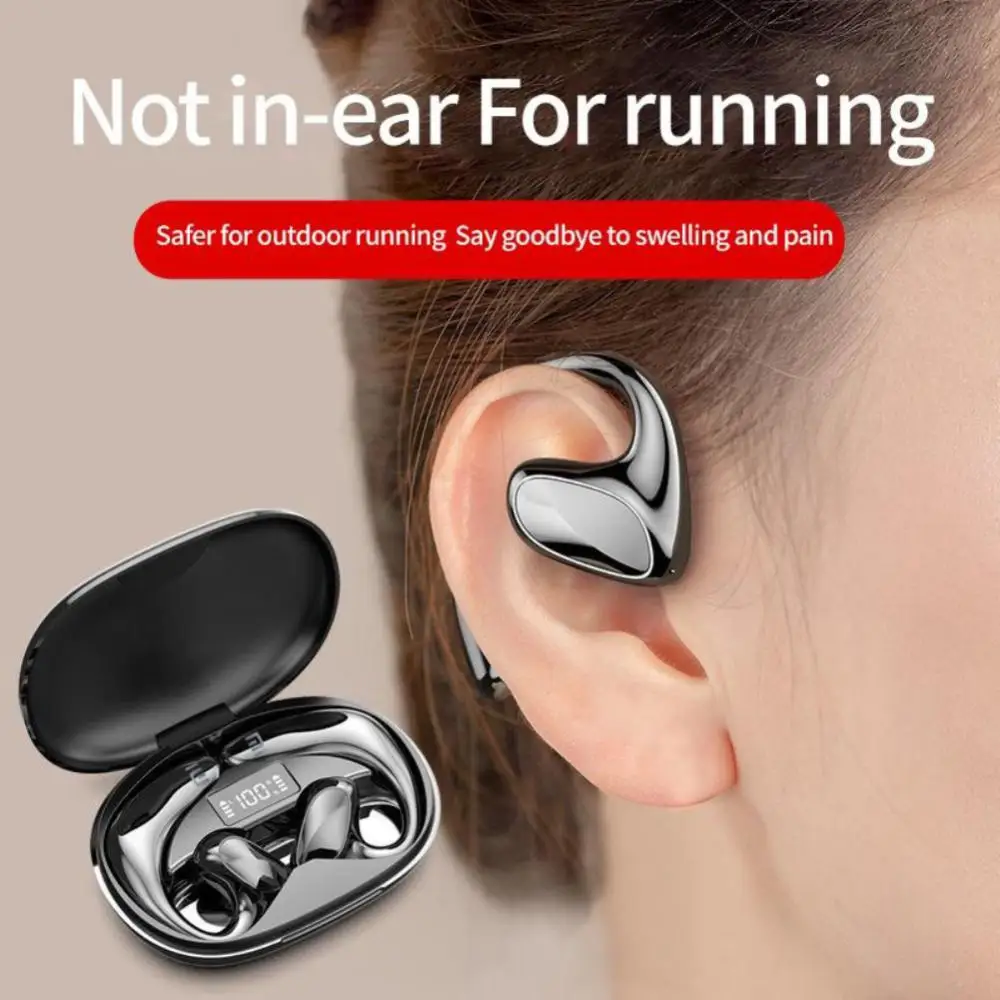 

RYRA Air Conduction Bluetooth Headphones Noise Cancelling IP7 Waterproof Wireless Headphones With Mic Over-Ear Headphones Earbud