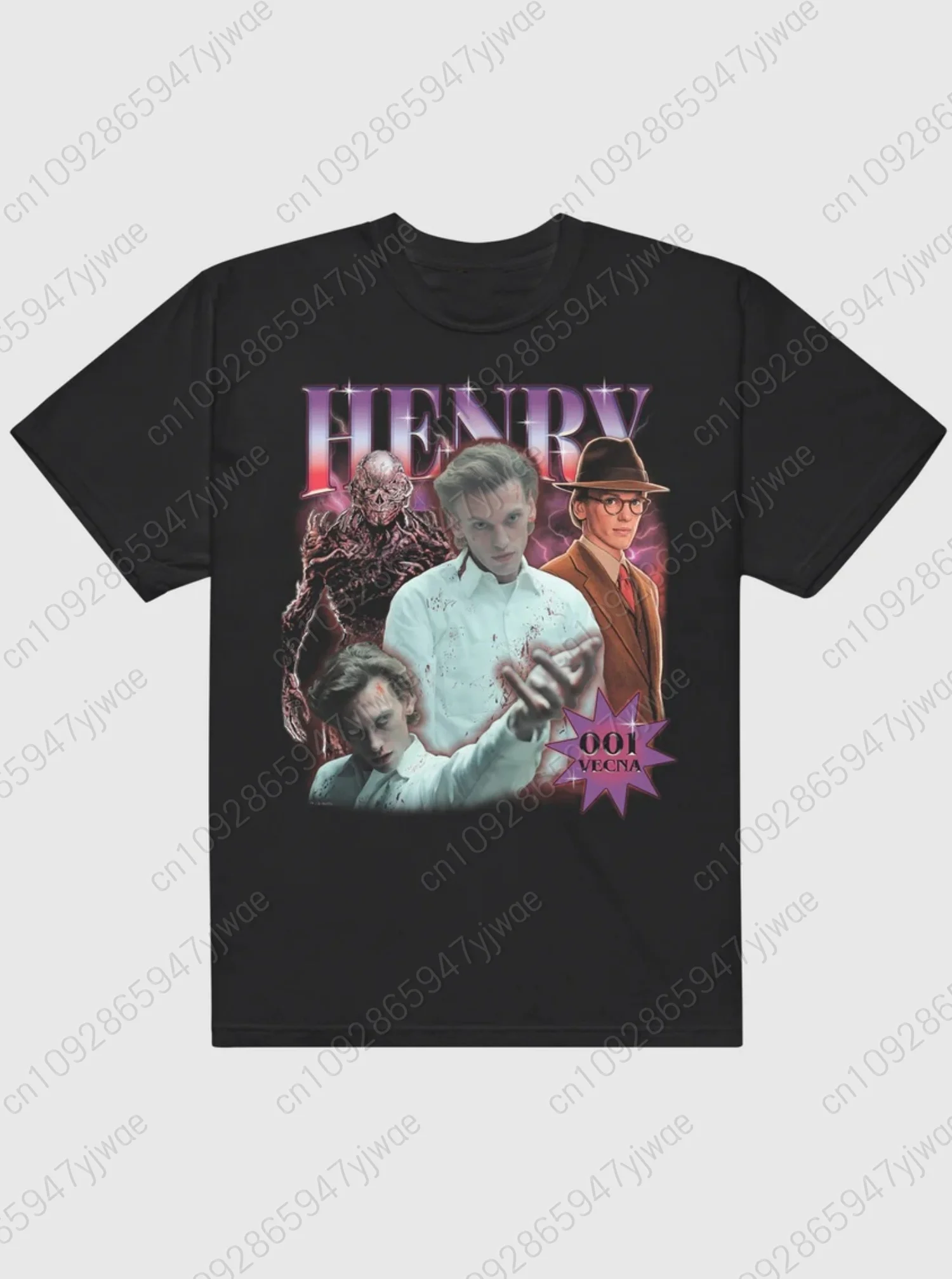 2026 새로운 성인 어린이 반팔 티셔츠 Henry Vecna/001 Max Eleven..