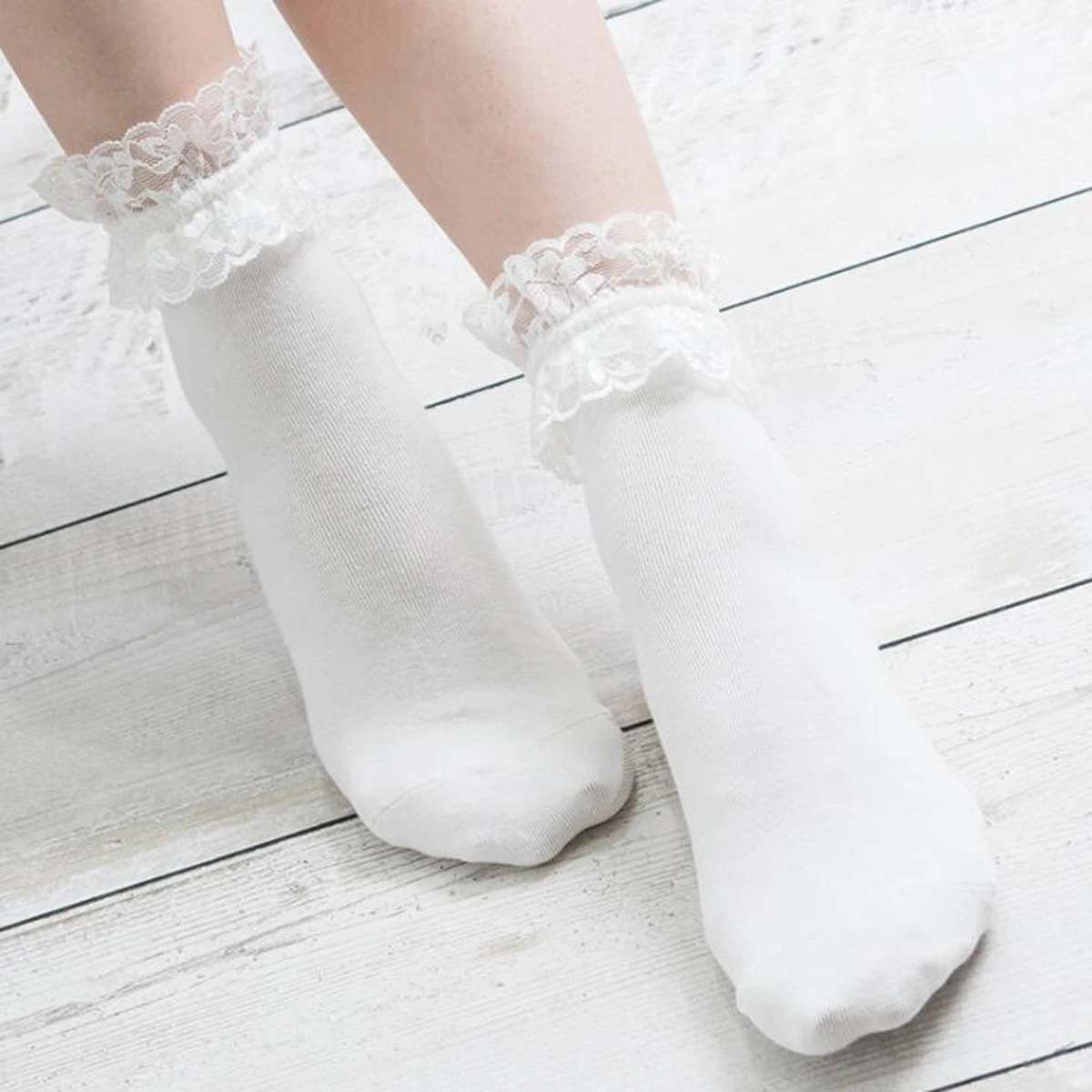 1 paar Frau Spitze Kurze Sommer Socken Japanische Schöne Süße Rüschen Baumwolle Lolita Stil Prinzessin Socken Hohe Qualität Dünne Spitze Socke
