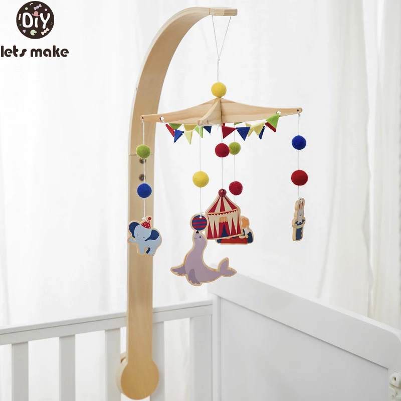 

Baby Mobile Rattles Toy 0-12 Months For Baby Newborn Crib Bed Bell Toddler Circus Troup Carousel Baby Educational Toy Kids Gift