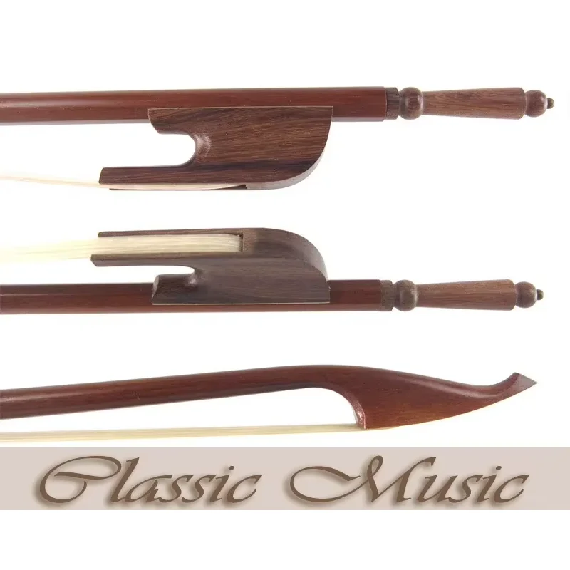 Baroque Cello Bow with Long Screw (4/4), Good Mongolian Horse Hair.