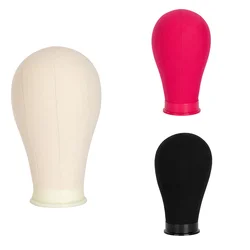 MUXI IDOL Training Mannequin Head Canvas Block Head Display Styling Mannequin Manikin Head Wig Stand