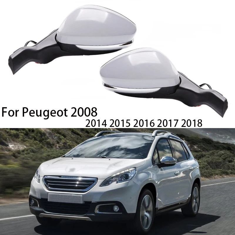 Car Rearview Mirror Assembly Exterior Mirrors 2014 2015 2016 2017 2018 Manual Folding For