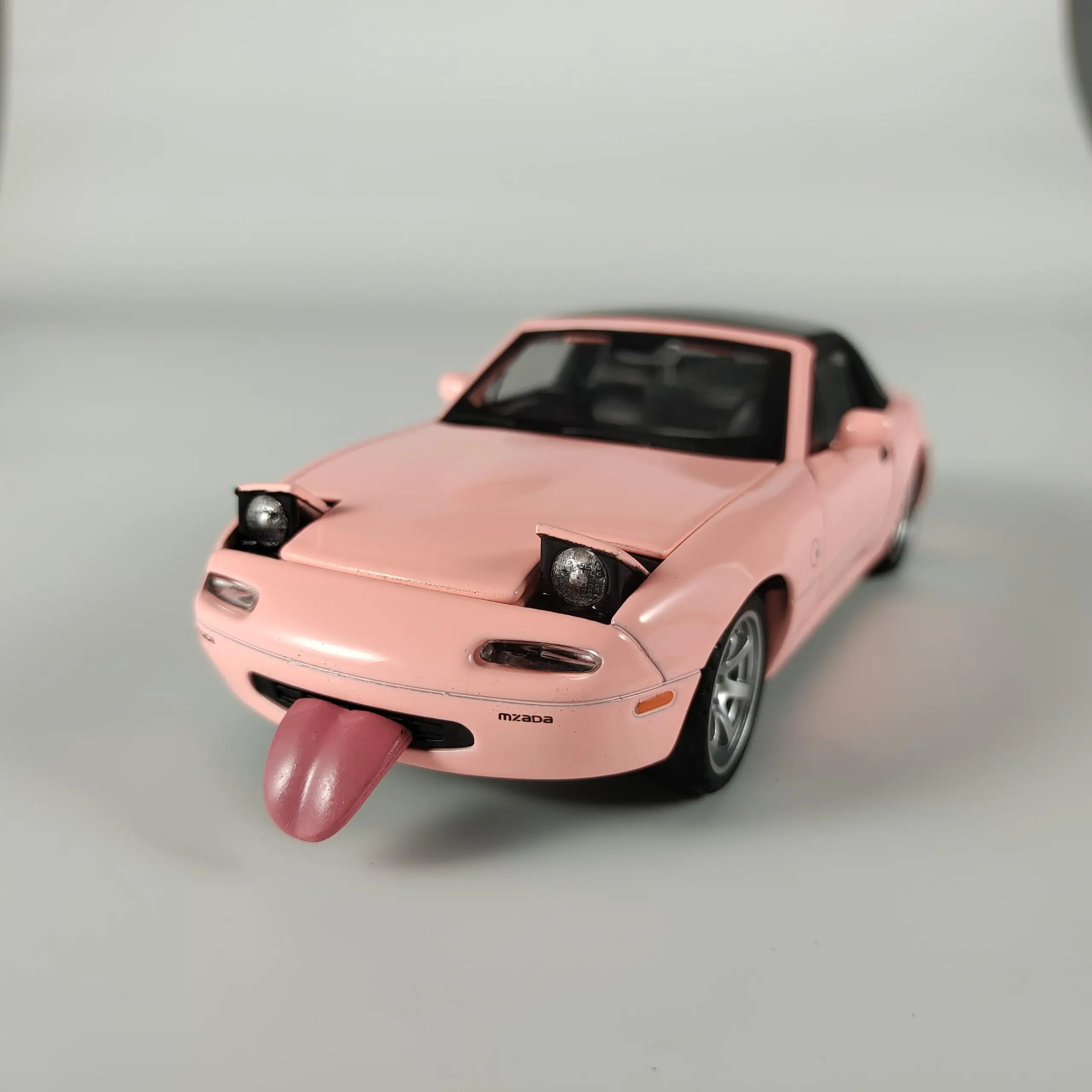 1:32 MAZDA MX-5 합금 다이캐스트 레이싱 카 모델 시뮬레이션 사운드 라이트 어린이 교육 장난감 생일 선물