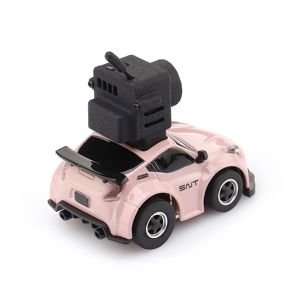 SNT 1:100 Q25-370Z FPV RC Car with Goggles Micro RC Desk Race Table Car Remote Control Car Magnetic Attraction FPVBOX RACE 25mW 3