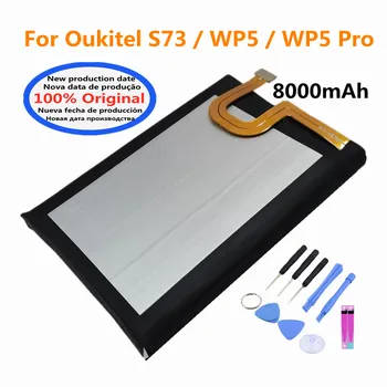 New 100% Original High Quality Battery 8000mAh For Oukitel S73 / WP5 / WP5 Pro WP 5 Battery Batteria Fast Shipping + Tools