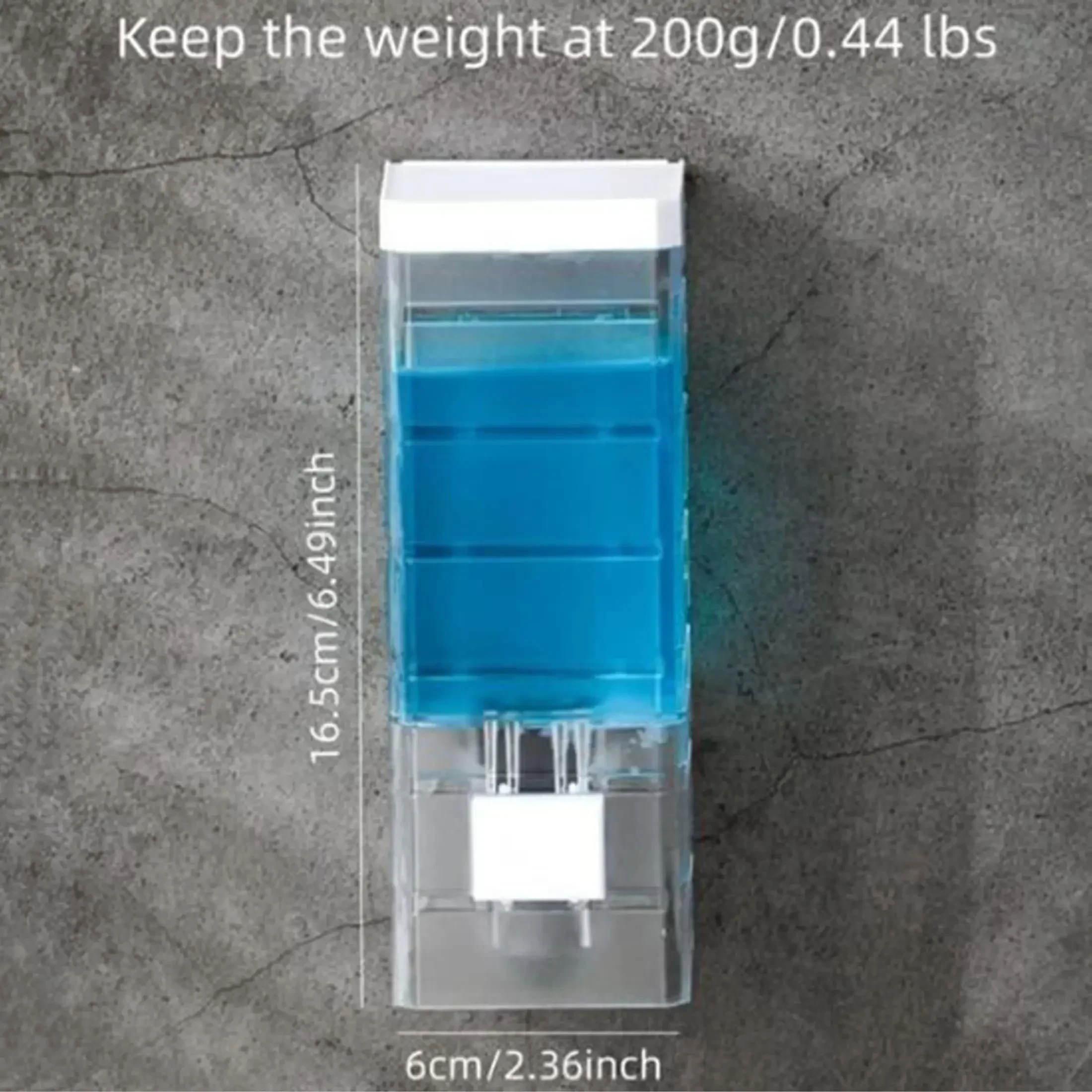 Non-punching Manual Press Soap Dispenser Wall Hanging Traceless Paste Disinfectant Bottle Bathroom Transparent Soap Dispenser