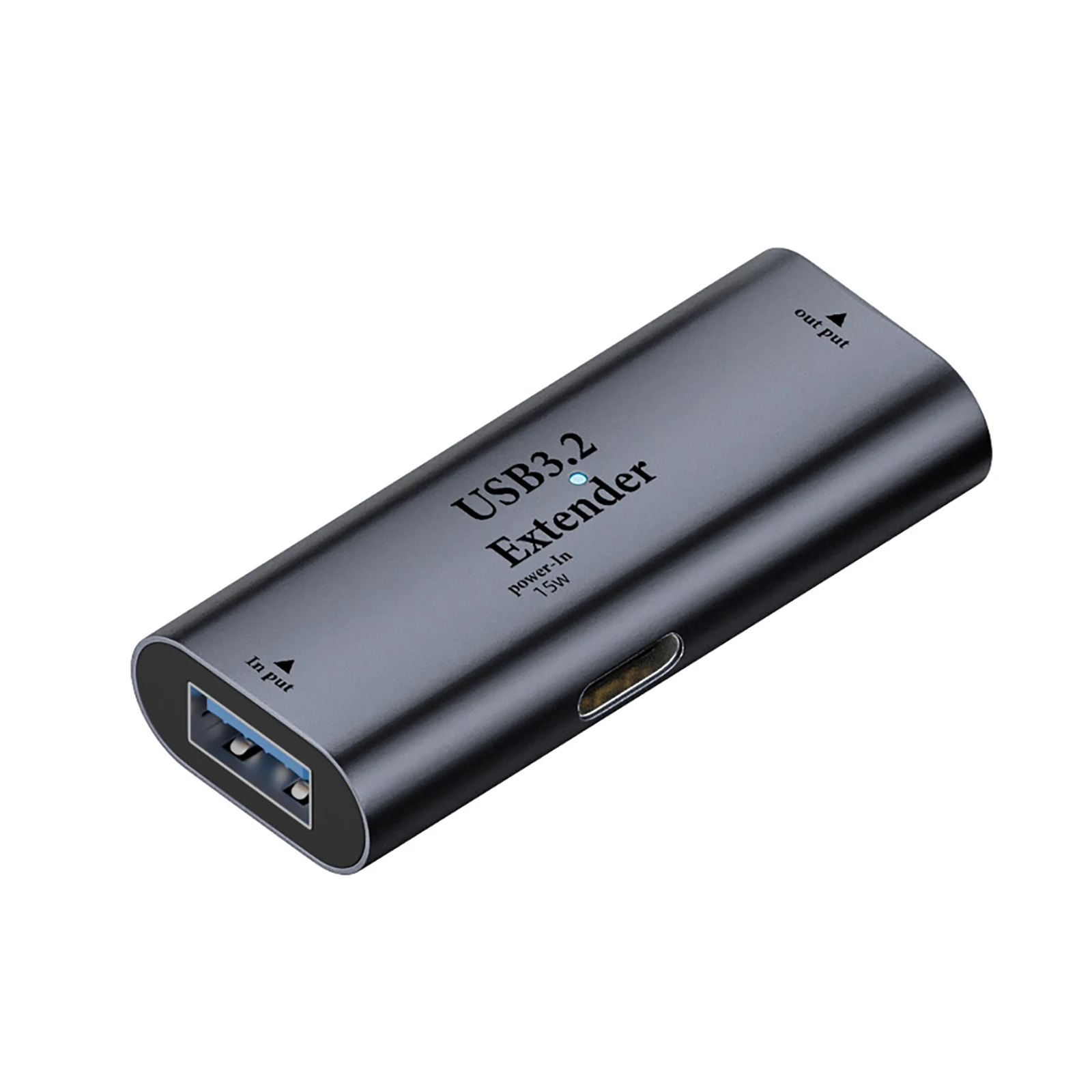 

Усилитель сигнала PD15W с портом Type C на USB A USB, удлинитель передачи сигнала для ПК, принтеров, игровых контроллеров, дальность передачи 10 м