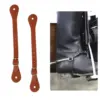 2 Pack Durable Equestrian Adjustable British Boot Straps Premium Women Men Spur Straps for Horse Riding Accessories 5