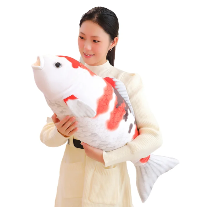 75CM Interesting Creative Fish Have Good Luck Soft Plush Toys Smoothing Dolls Sofa Decoration Pillow Girls Kids Birthday Present badly drawn boy have you fed the fish 1 cd