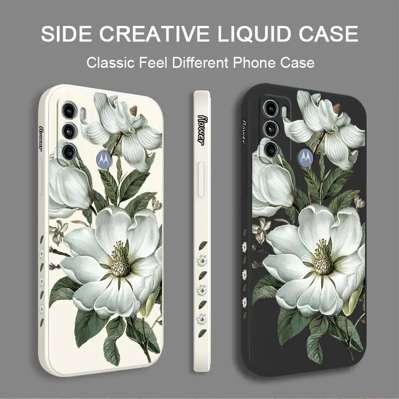Wild Flower Silicone Phone Case Cover