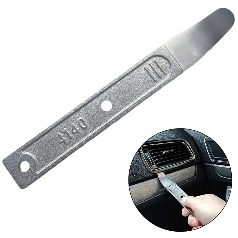 New Stianless Steel Panel Removal Tool Mini Pocket High Strength 4140 Metal Pry Bar Automotive Car Trim for Auto