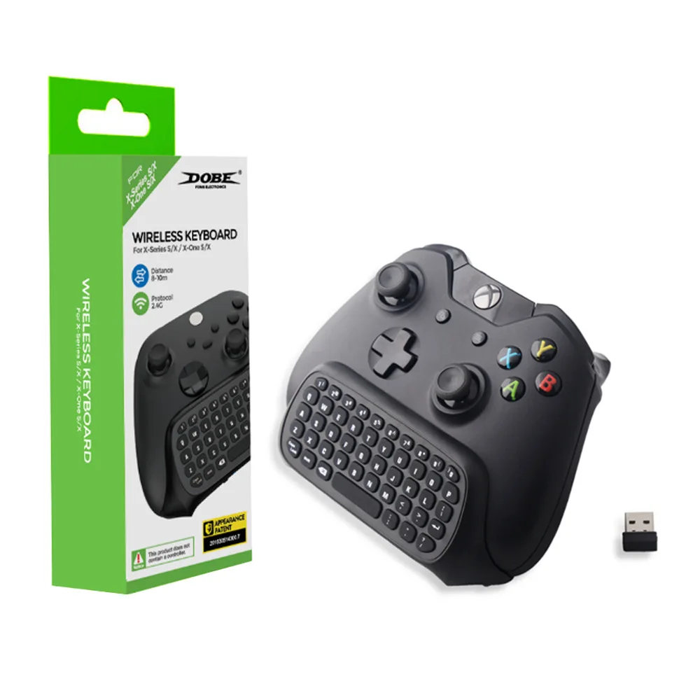 Tastiera del Controller tastiera con Audio per Xbox Series X/S Xbox One S  Wireless 2.4G USB Gamepad Chatpad con Audio e Jack per cuffie