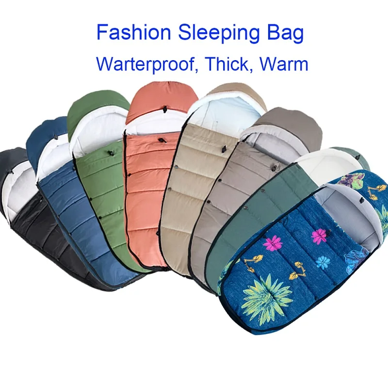 Universal Baby Stroller Accessories Waterproof Sleepsacks Sleeping Bag Warm Footmuff Socks For Babyzen YOYO 2 YOYO2 Pushchair baby stroller accessories gadgets