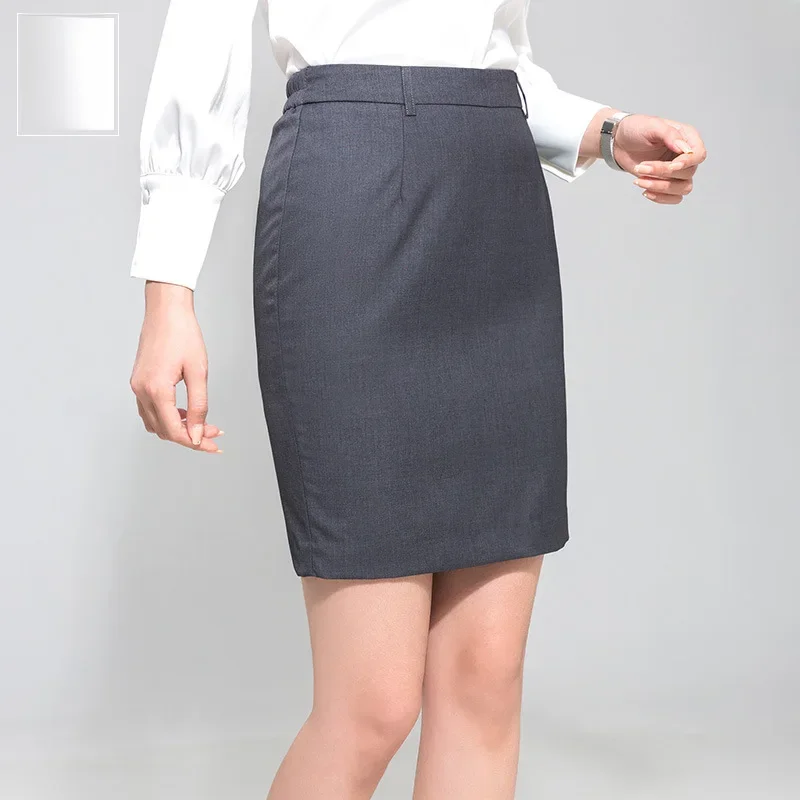 thumbnail image 1 of Minivestido profesional de primavera y verano para mujer, traje de trabajo, falda corta, ropa formal ajustada, 1 of 5