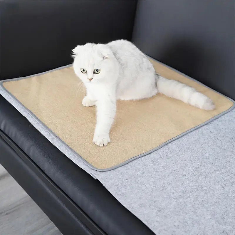 애완 동물 고양이 긁힘 매트, 천연 사이살 소파 실드 보호 커버, 가구 의자 소파, 애완 동물 홈 가제트 액세서리 용품