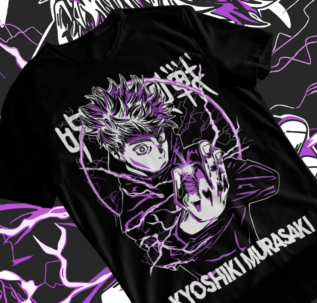 Jujutsu Kaisen Gojo Satoru T-Shirt Anime Manga Unisex Shirt Soft Tee