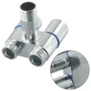 Triangle Valve Angle Valve 1 In Two Out Double Control Faucet Toilet Triangle Valve Alloy Material For Kitchen 5
