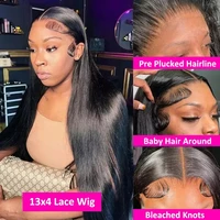 30 Inch Bone Straight Lace Front Wigs Human Hair 13x6 250 Density Hd Lace Frontal Wig 13x4 Brazilian Hair Pre Plucked For Women 2