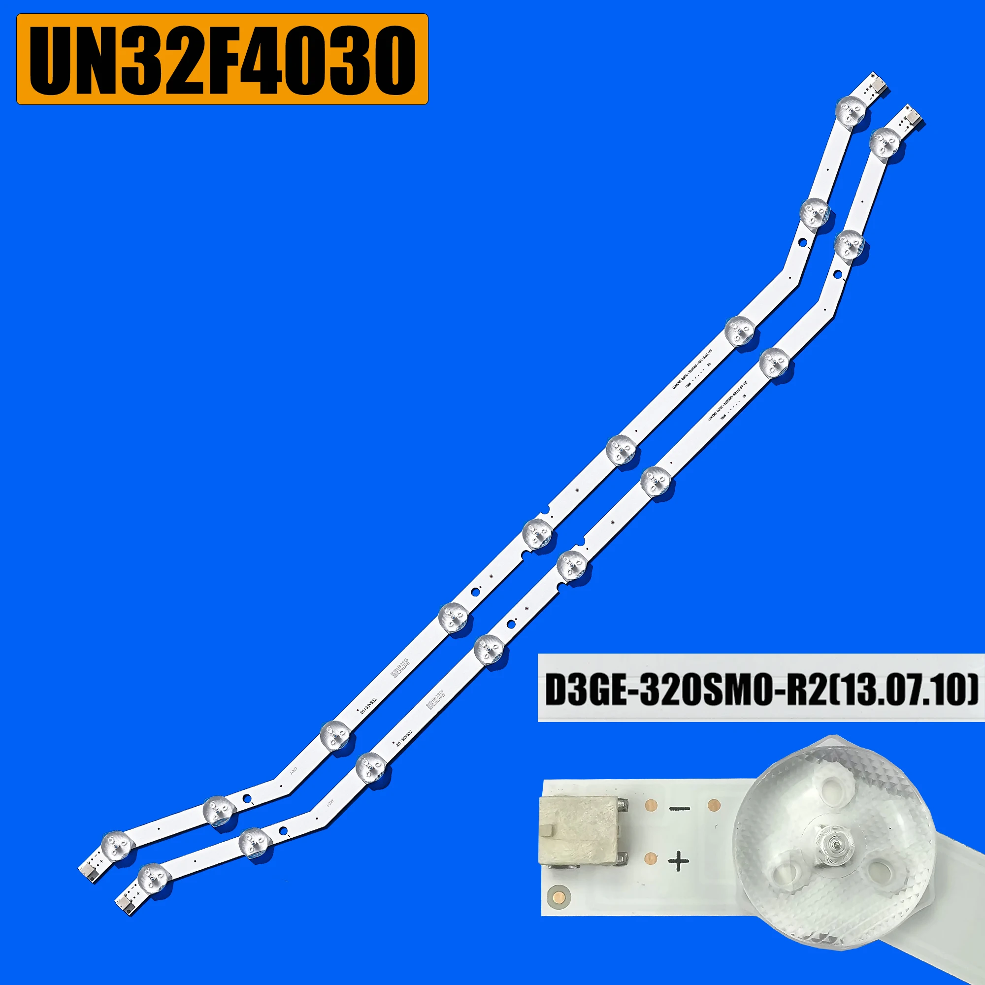 Striscia LED (2) Per UE32EH4000 UN32FH4005 UN32H4353 BN96-27468A 28762A - Foto 5