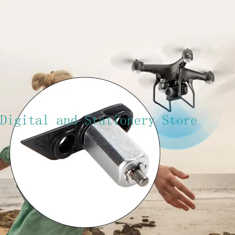 Vue détaillée de l'axe de bras métal pour DJI Mini 3 Pro, pièce détachée drone robuste.