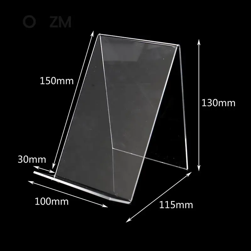 Acrylic Book Stand Display Photo Frame Brochure Artwork Holder Organizer book organizer book holder book stand
