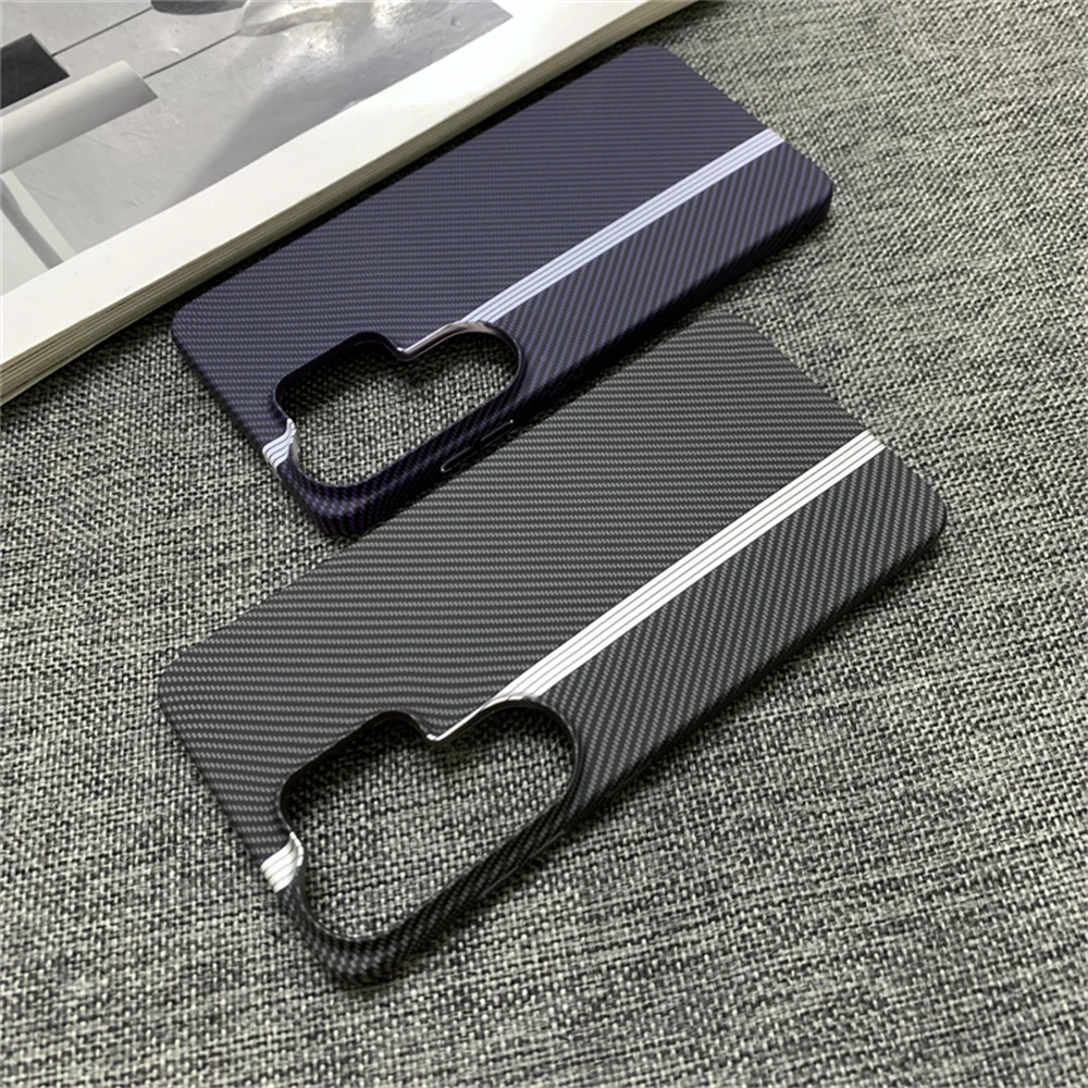 Ultra Slim Carbon Fiber Luxury Thin Business Armor Cover