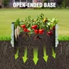 3Pcs 2x2x1ft Galvanized Raised Garden Bed Set for Vegetables Flowers, Green, Rust-Resistant Steel, Safe Edge, Easy Assembly