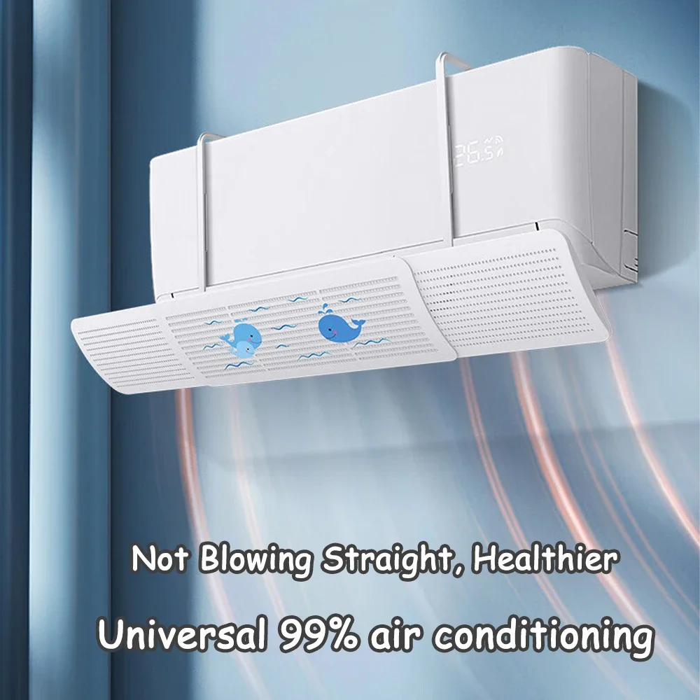 Air Conditioning Windshield Anti-Direct Blowing Universal Windproof Wall-Mounted Air Outlet Baffle Confinement Cold Guide