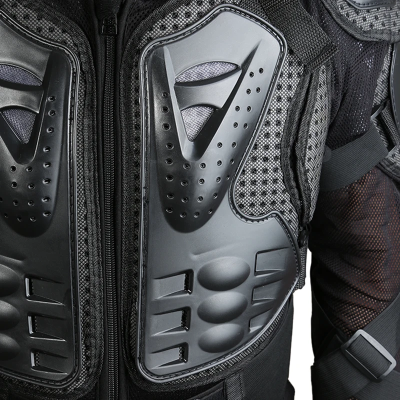 Motorcycle Protective Armor Gear Full Body Armor Cloth Motocross Turtle Back Protection Motorcycle Jackets Black Durable