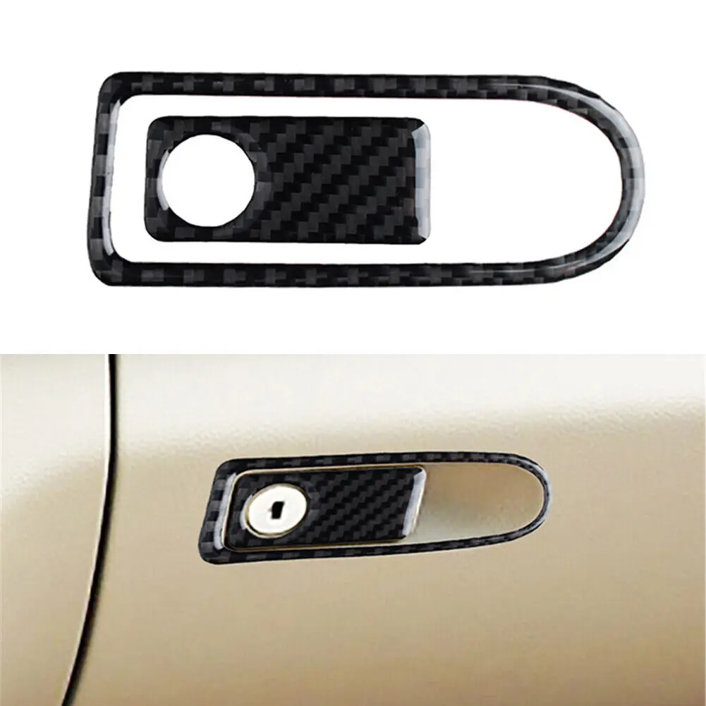 

Для Mercedes-Benz W204 07-13 красная углеродная волоконная коробочка для хранения крышка ручки