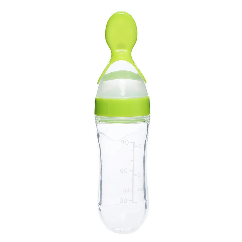 90ML Baby Feeding Bottle Spoon Milk Bottle Baby Training Feeder Food Supplement Food feed Spoon baby gadgets BPA Free