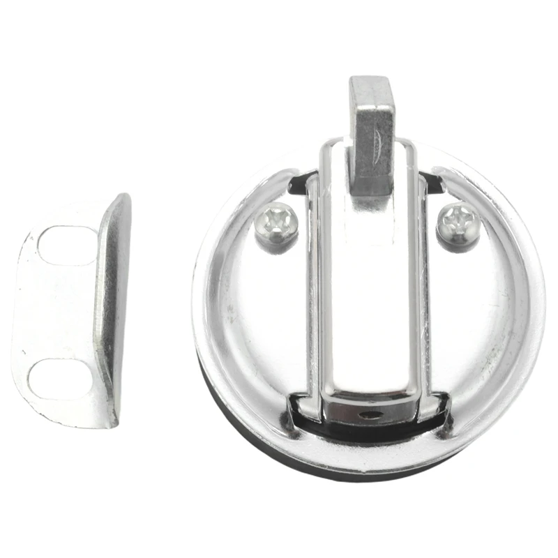 

10X Boat Latches 1.5 Inch Slam Latch Flush Pull Hatch Latch Lock Corrosion Resistant Stainless Steel Silver