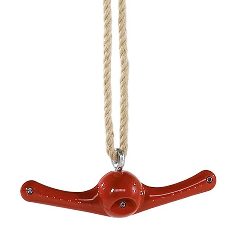 Kids Swing 360 Degree Rotating Swing For Kids Outdoor Playhouse, Tree House, Backyard Playset Or Swing Set Red 2