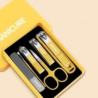 5/6 pcs Nail Clipper Set HighGrade Household Nail Clippers Men Women Universal Pedicure Tools Simple Portable EDC Nail Tools 1