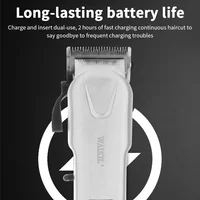 WAIKIL professional men's hair clipper hair salon specific styling tool charging cordless LCD digital display hair clipper 2
