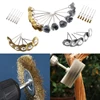 9Pcs/set Steel Wire Brass Mini Brush Rotary Tool for Dremel Drill Polishing Grinding Wheel T-shaped Small Brush Accessories 4