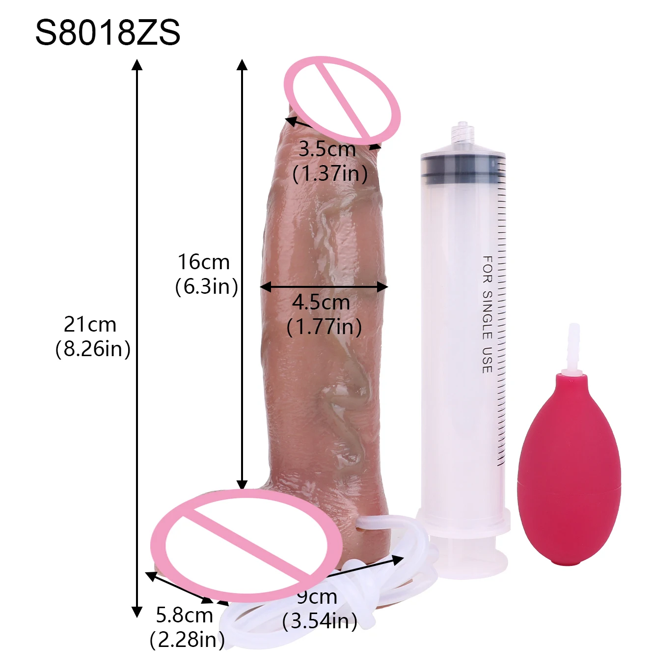 Thick Squirting Penis Large Silicone Ejaculation Realistic Dildo Sucker Skin Touch Anal Sex Toy For Women Masturbate