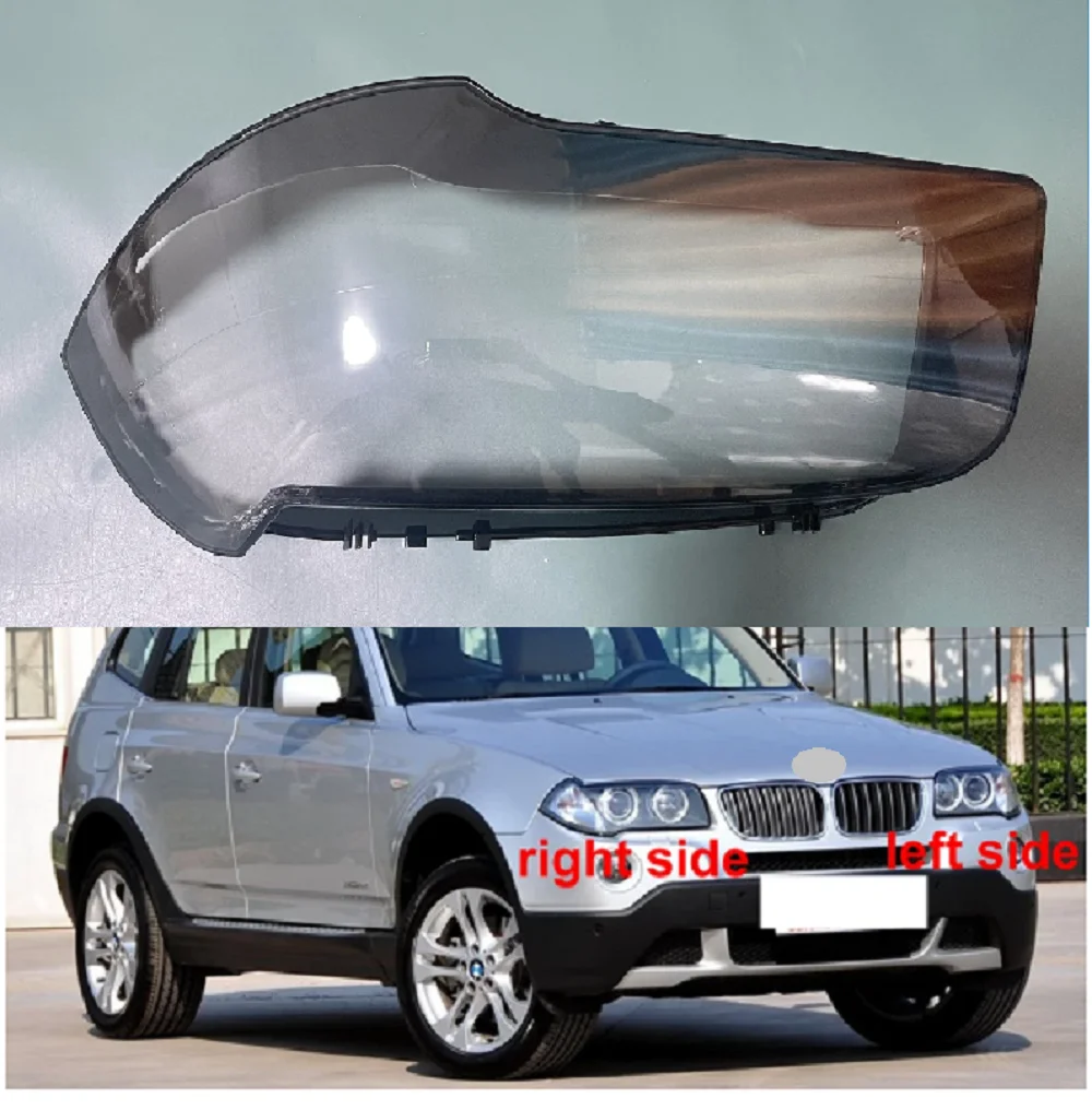 Car Headlight Cover For Bmw X3 E83 20062010 Plastic Headlamp Lens