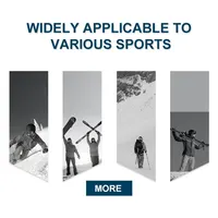 Winter Warm Snowboard Ski Gloves Thicken Fleece Non-slip Waterproof Gloves Touch Screen Motorcycle PU Leather Snow Sports Gloves 4