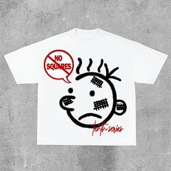 Vintage Oversized Hip Hop Streetwear Graphic T - Shirt - Unisex Casual Short Sleeve Summer Fashion Tee - XXXL (1)