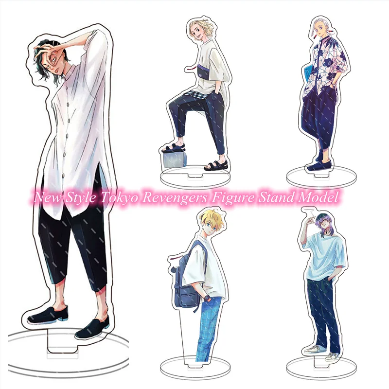 Nuovo Stile Tokyo Revengers Figura Stand Modello Materiale Acrilico Desk Decor Standing Anime Fan Collection Regalo Di Natale