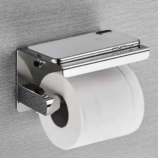 Stainless Steel Toilet Paper Roll Holder  Stainless Steel Tissue Paper  Holder - Paper Holders - Aliexpress